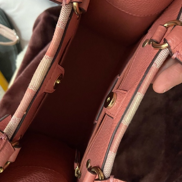 Coach Pink Signature Tote Bag - Picture 3 of 3
